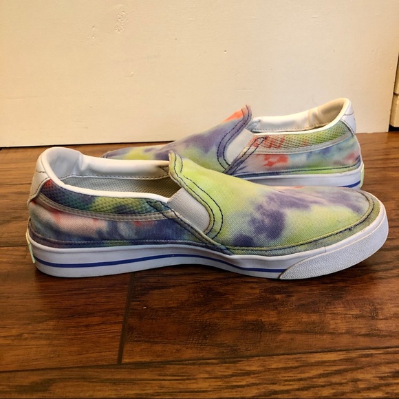 Nike Court Legacy Print Tie Dye Slip On Sneaker - Picture 11 of 15